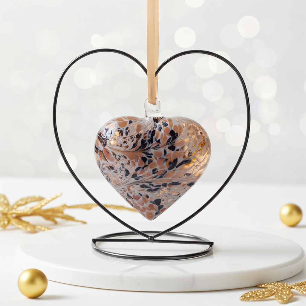 Friendship Heart with Stand 10cm