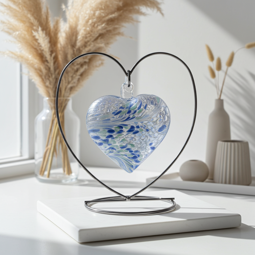 Friendship Heart with Stand 10cm