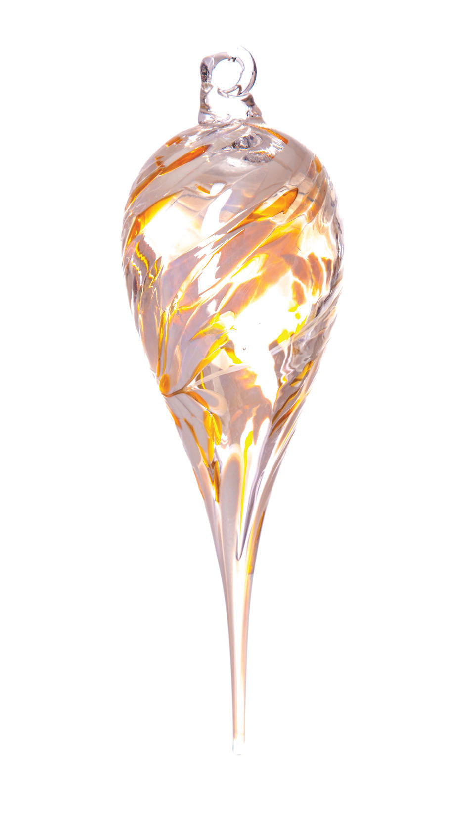 Birthstone Hanging Teardrop 20cm April