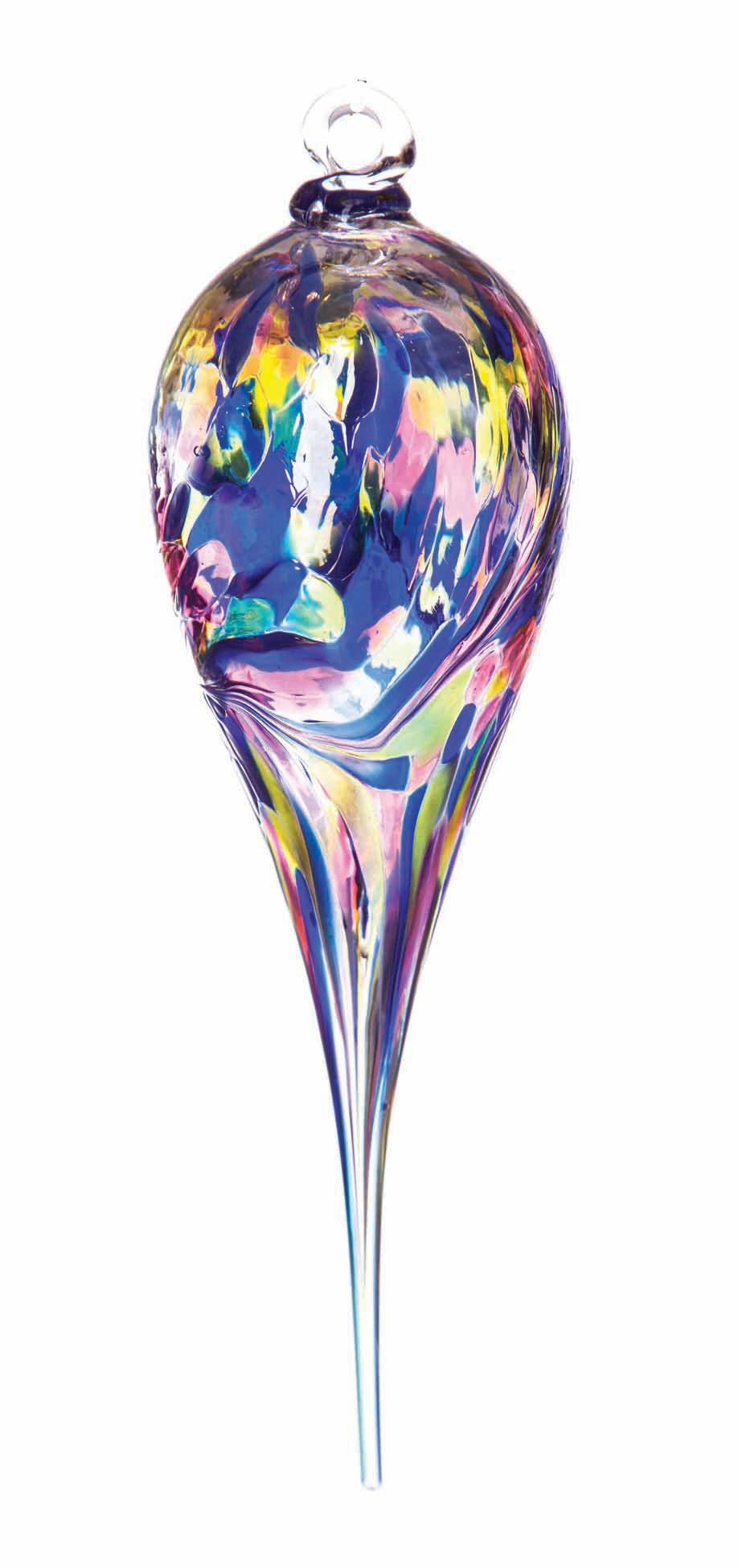 Birthstone Hanging Teardrop 20cm December