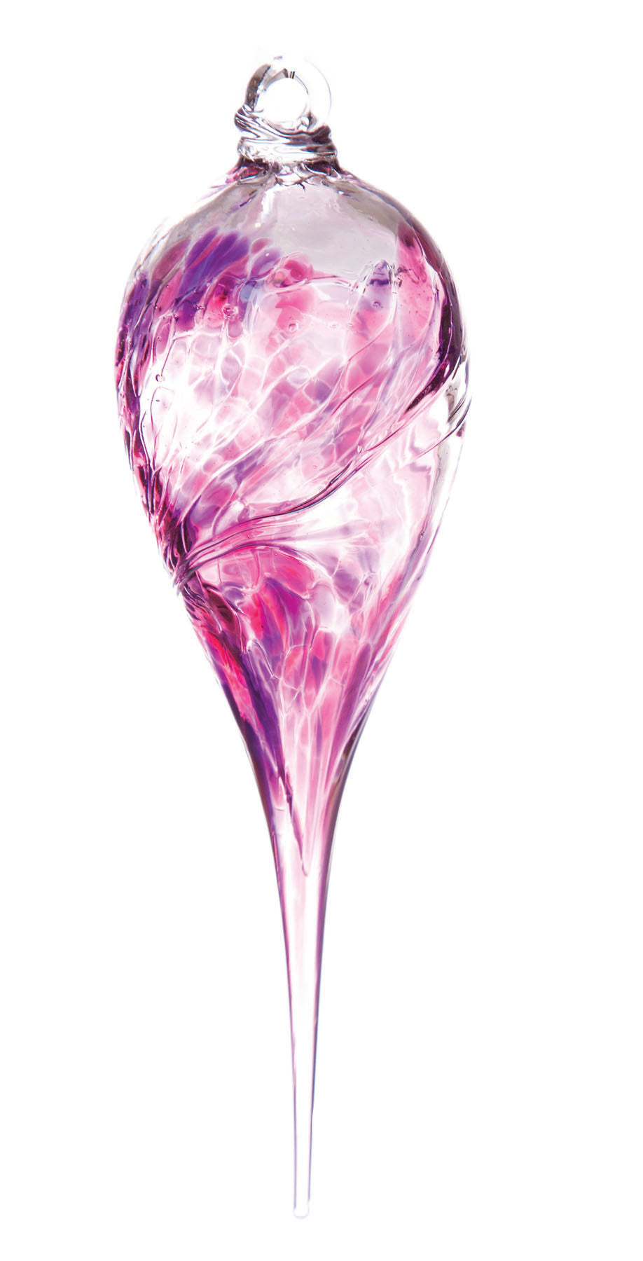 Birthstone Hanging Teardrop 20cm February