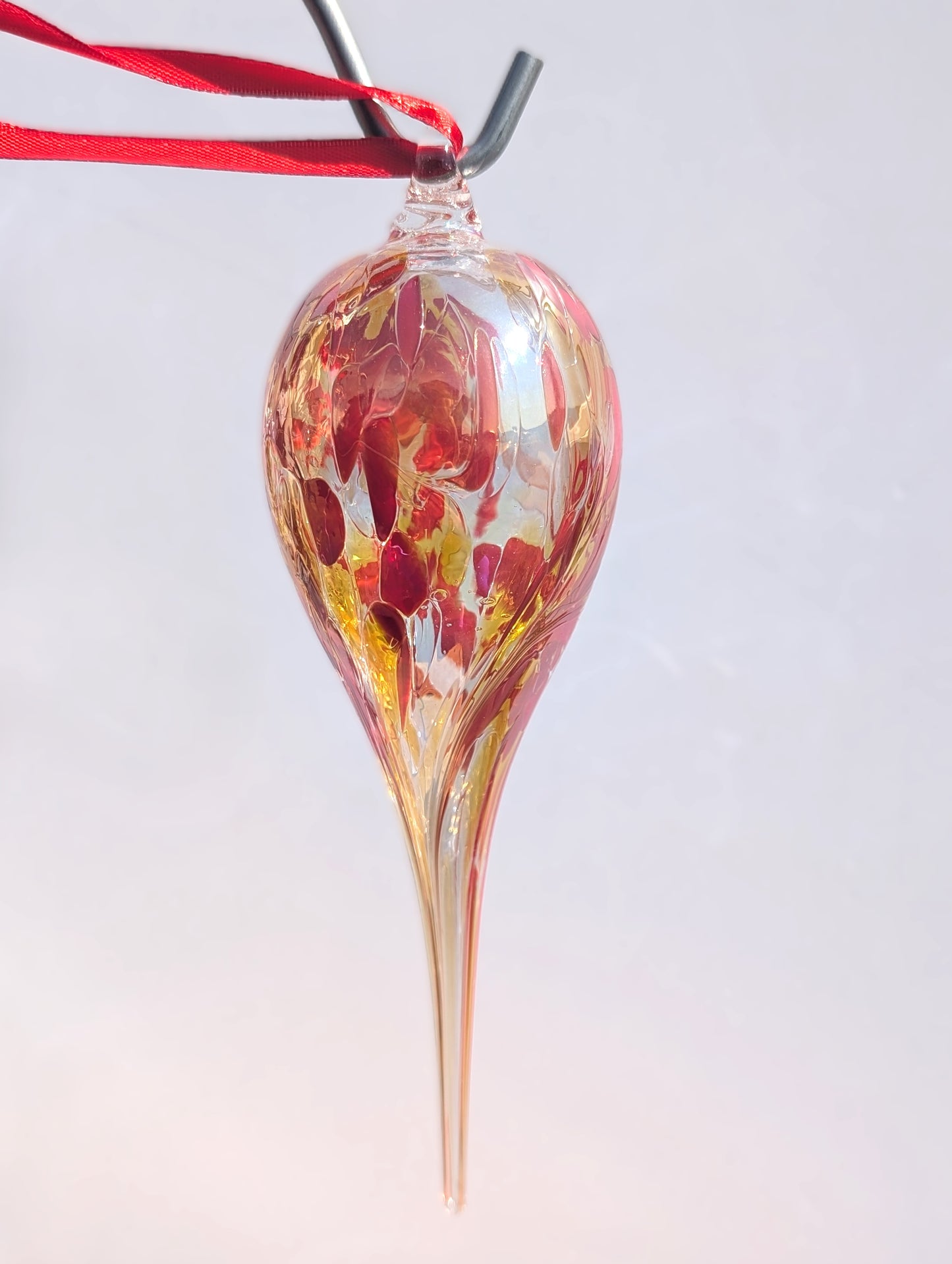 Birthstone Hanging Teardrop 20cm January