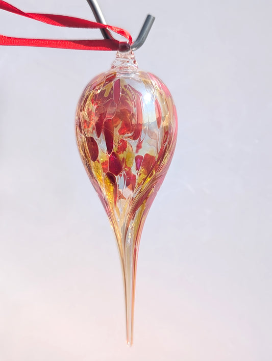 Birthstone Hanging Teardrop 20cm January