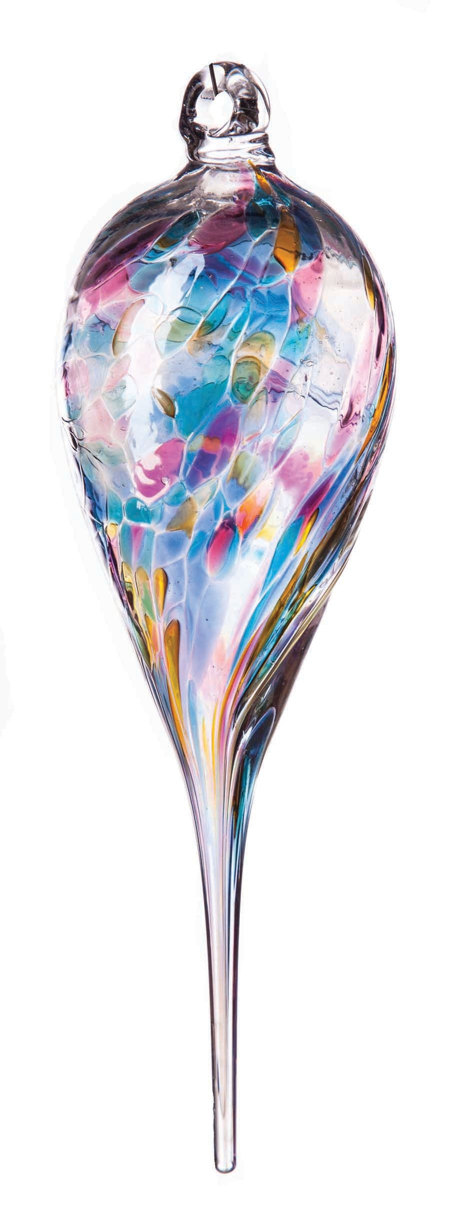 Birthstone Hanging Teardrop 20cm March