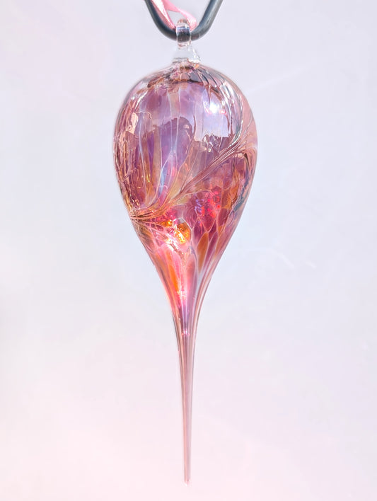 Birthstone Hanging Teardrop 20cm October