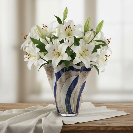 Handkerchief Vase 25cm - Naval Oak