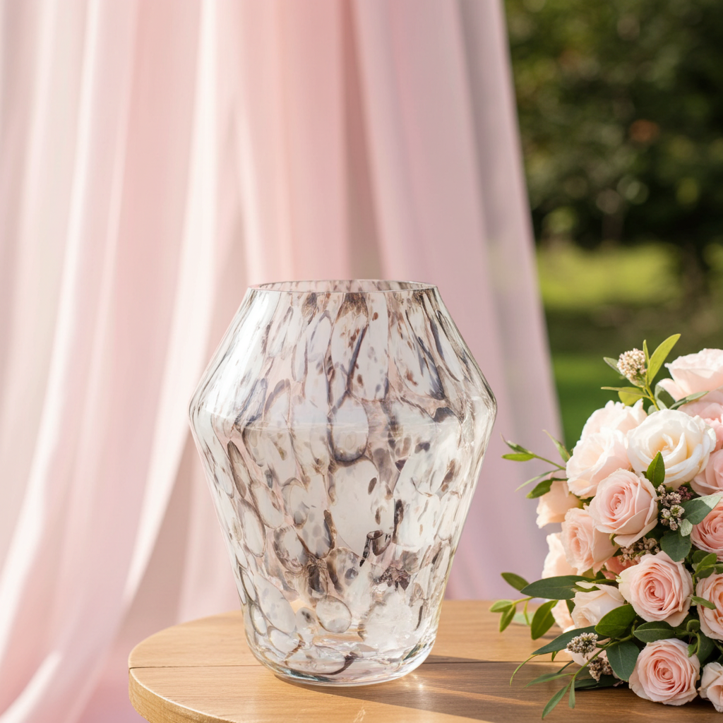 Diamond Vase 26cm - Lunar Drift