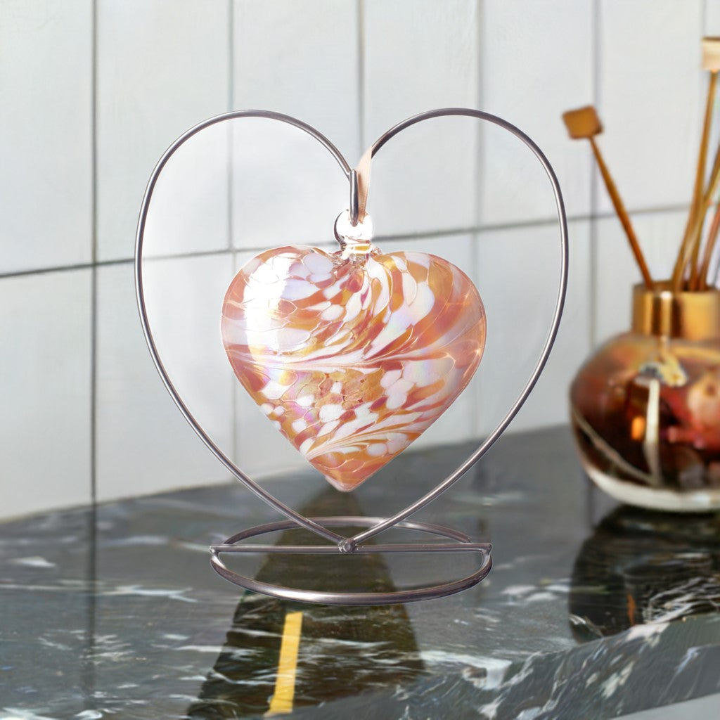 Friendship Heart with Stand 10cm